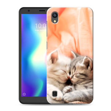 Силиконовый чехол на ZTE Blade A5 (2019) с принтом Котята Силиконовый чехол на ZTE Blade A5 (2019) с принтом Котята