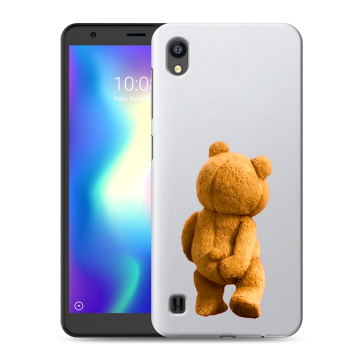 Силиконовый чехол на ZTE Blade A5 (2019) с принтом Медведь Силиконовый чехол на ZTE Blade A5 (2019) с принтом Медведь