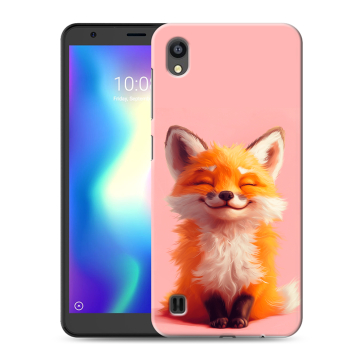 Силиконовый чехол на ZTE Blade A5 (2019) с принтом милая лиса Силиконовый чехол на ZTE Blade A5 (2019) с принтом милая лиса