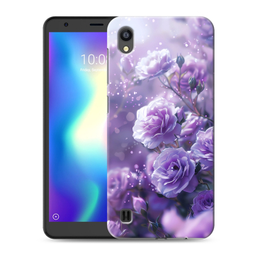 Силиконовый чехол на ZTE Blade A5 (2019) с принтом Розы цветы