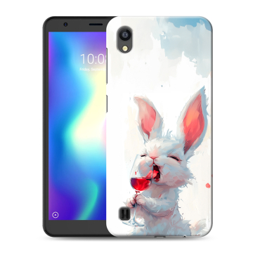 Силиконовый чехол на ZTE Blade A5 (2019) с принтом кролик зайчик