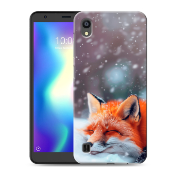 Силиконовый чехол на ZTE Blade A5 (2019) с принтом лиса