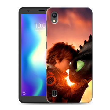 Силиконовый чехол на ZTE Blade A5 (2019) с принтом Как приручить дракона Силиконовый чехол на ZTE Blade A5 (2019) с принтом Как приручить дракона