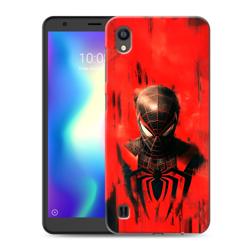 Силиконовый чехол на ZTE Blade A5 (2019) с принтом человек паук spiderman Силиконовый чехол на ZTE Blade A5 (2019) с принтом человек паук spiderman