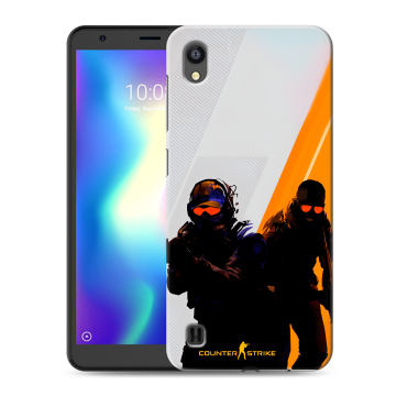 Силиконовый чехол на ZTE Blade A5 (2019) с принтом Контер страйк Counter strike Силиконовый чехол на ZTE Blade A5 (2019) с принтом Контер страйк Counter strike