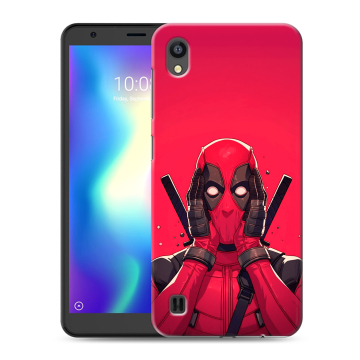 Силиконовый чехол на ZTE Blade A5 (2019) с принтом Дедпул Deadpool Силиконовый чехол на ZTE Blade A5 (2019) с принтом Дедпул Deadpool