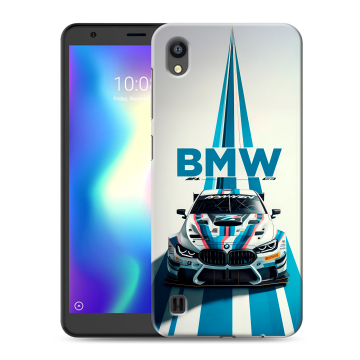 Силиконовый чехол на ZTE Blade A5 (2019) с принтом БМВ BMW