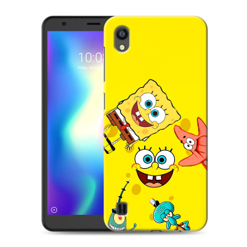 Силиконовый чехол на ZTE Blade A5 (2019) с принтом Спанч боб Спанчбоб Силиконовый чехол на ZTE Blade A5 (2019) с принтом Спанч боб Спанчбоб