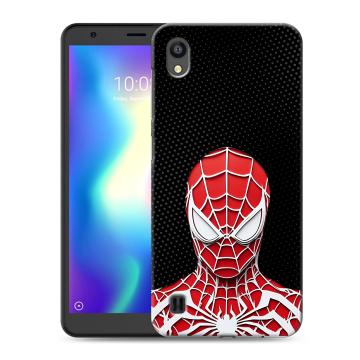 Силиконовый чехол на ZTE Blade A5 (2019) с принтом человек паук spiderman Силиконовый чехол на ZTE Blade A5 (2019) с принтом человек паук spiderman