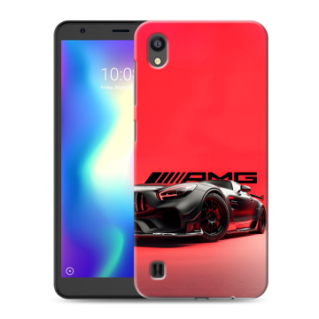Силиконовый чехол на ZTE Blade A5 (2019) с принтом Мерседес Mercedes AMG Силиконовый чехол на ZTE Blade A5 (2019) с принтом Мерседес Mercedes AMG