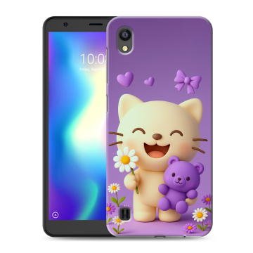 Силиконовый чехол на ZTE Blade A5 (2019) с принтом для девочек