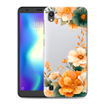 Силиконовый чехол на ZTE Blade A5 (2019) с принтом Цветы принт Силиконовый чехол на ZTE Blade A5 (2019) с принтом Цветы принт