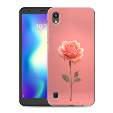 Силиконовый чехол на ZTE Blade A5 (2019) с принтом Розовая роза Силиконовый чехол на ZTE Blade A5 (2019) с принтом Розовая роза