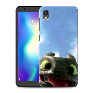 Силиконовый чехол на ZTE Blade A5 (2019) с принтом Как приручить дракона
