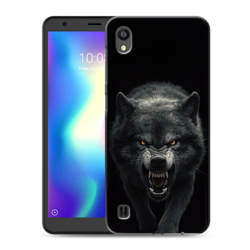 Силиконовый чехол на ZTE Blade A5 (2019) с принтом Волк Силиконовый чехол на ZTE Blade A5 (2019) с принтом Волк