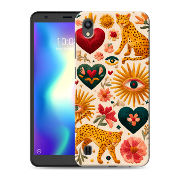 Силиконовый чехол на ZTE Blade A5 (2019) с принтом Модный принт Силиконовый чехол на ZTE Blade A5 (2019) с принтом Модный принт