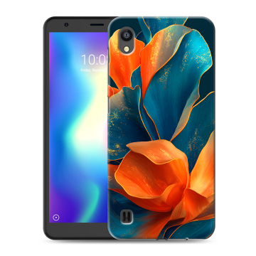 Силиконовый чехол на ZTE Blade A5 (2019) с принтом Цветы Силиконовый чехол на ZTE Blade A5 (2019) с принтом Цветы