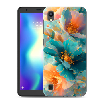 Силиконовый чехол на ZTE Blade A5 (2019) с принтом Цветы Силиконовый чехол на ZTE Blade A5 (2019) с принтом Цветы