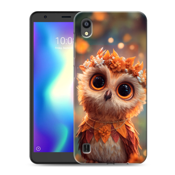 Силиконовый чехол на ZTE Blade A5 (2019) с принтом Милая сова Силиконовый чехол на ZTE Blade A5 (2019) с принтом Милая сова