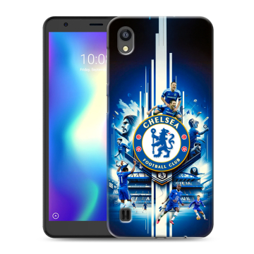 Силиконовый чехол на ZTE Blade A5 (2019) с принтом Chelsea Челси Силиконовый чехол на ZTE Blade A5 (2019) с принтом Chelsea Челси