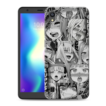 Силиконовый чехол на ZTE Blade A5 (2019) с принтом Ahegao Ахегао Аниме Силиконовый чехол на ZTE Blade A5 (2019) с принтом Ahegao Ахегао Аниме