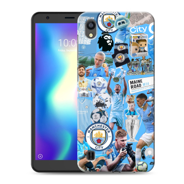 Силиконовый чехол на ZTE Blade A5 (2019) с принтом Man City Манчестер Сити Силиконовый чехол на ZTE Blade A5 (2019) с принтом Man City Манчестер Сити