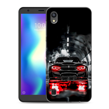 Силиконовый чехол на ZTE Blade A5 (2019) с принтом BMW БМВ