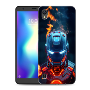 Силиконовый чехол на ZTE Blade A5 (2019) с принтом IronMan Железный человек Силиконовый чехол на ZTE Blade A5 (2019) с принтом IronMan Железный человек