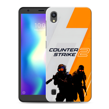 Силиконовый чехол на ZTE Blade A5 (2019) с принтом Counter Strike