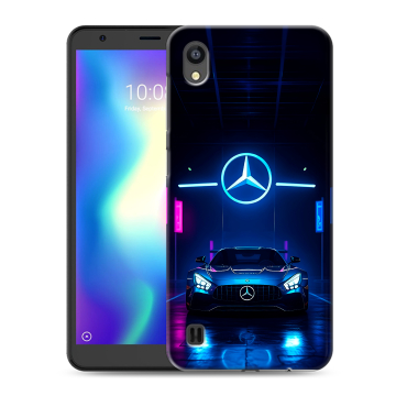 Силиконовый чехол на ZTE Blade A5 (2019) с принтом Mercedes Мерседес Силиконовый чехол на ZTE Blade A5 (2019) с принтом Mercedes Мерседес
