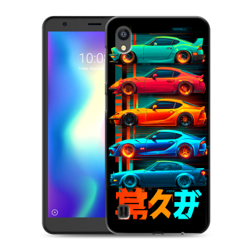 Силиконовый чехол на ZTE Blade A5 (2019) с принтом машины тачки Силиконовый чехол на ZTE Blade A5 (2019) с принтом машины тачки
