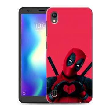 Силиконовый чехол на ZTE Blade A5 (2019) с принтом Дедпул Deadpool Силиконовый чехол на ZTE Blade A5 (2019) с принтом Дедпул Deadpool
