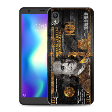 Силиконовый чехол на ZTE Blade A5 (2019) с принтом Доллар деньги