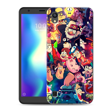 Силиконовый чехол на ZTE Blade A5 (2019) с принтом Gravity Falls Гравити Фолз