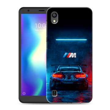 Силиконовый чехол на ZTE Blade A5 (2019) с принтом BMW БМВ Силиконовый чехол на ZTE Blade A5 (2019) с принтом BMW БМВ
