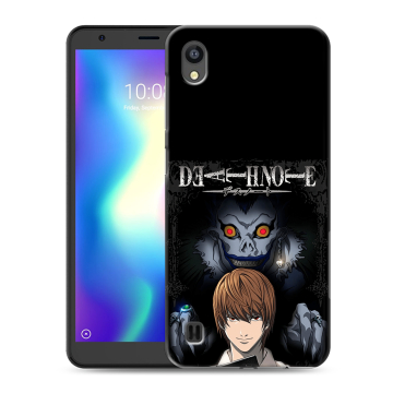 Силиконовый чехол на ZTE Blade A5 (2019) с принтом Death note Тетрадь смерти Силиконовый чехол на ZTE Blade A5 (2019) с принтом Death note Тетрадь смерти