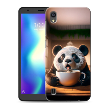 Силиконовый чехол на ZTE Blade A5 (2019) с принтом смешная панда