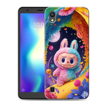 Силиконовый чехол на ZTE Blade A5 (2019) с принтом Labubu Лабубу Силиконовый чехол на ZTE Blade A5 (2019) с принтом Labubu Лабубу