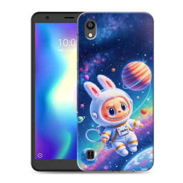 Силиконовый чехол на ZTE Blade A5 (2019) с принтом Labubu Лабубу