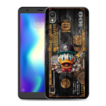 Силиконовый чехол на ZTE Blade A5 (2019) с принтом Дональд Дак Доллар Силиконовый чехол на ZTE Blade A5 (2019) с принтом Дональд Дак Доллар