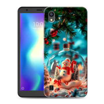 Силиконовый чехол на ZTE Blade A5 (2019) с принтом Новый год Силиконовый чехол на ZTE Blade A5 (2019) с принтом Новый год