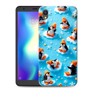 Силиконовый чехол на ZTE Blade A5 (2019) с принтом Новый год Силиконовый чехол на ZTE Blade A5 (2019) с принтом Новый год