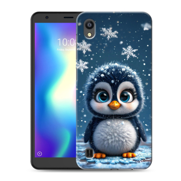 Силиконовый чехол на ZTE Blade A5 (2019) с принтом Новый год Силиконовый чехол на ZTE Blade A5 (2019) с принтом Новый год