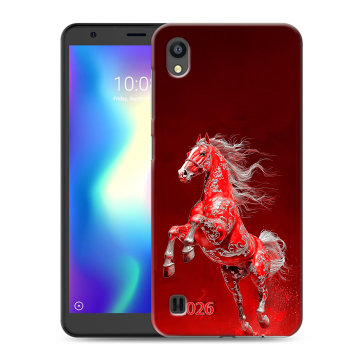 Силиконовый чехол на ZTE Blade A5 (2019) с принтом Новый год Силиконовый чехол на ZTE Blade A5 (2019) с принтом Новый год