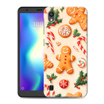 Силиконовый чехол на ZTE Blade A5 (2019) с принтом Новый год Силиконовый чехол на ZTE Blade A5 (2019) с принтом Новый год