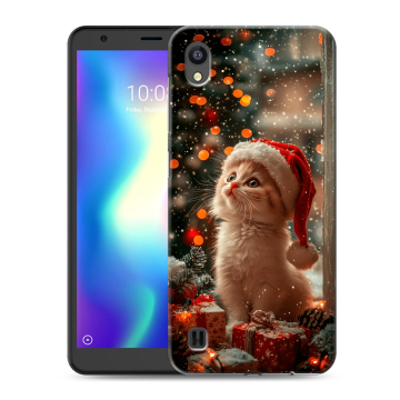 Силиконовый чехол на ZTE Blade A5 (2019) с принтом Новый год Силиконовый чехол на ZTE Blade A5 (2019) с принтом Новый год