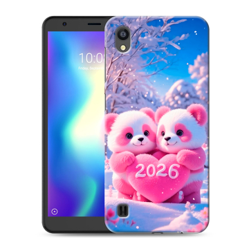 Силиконовый чехол на ZTE Blade A5 (2019) с принтом Новый год Силиконовый чехол на ZTE Blade A5 (2019) с принтом Новый год