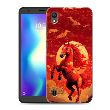 Силиконовый чехол на ZTE Blade A5 (2019) с принтом Новый год Силиконовый чехол на ZTE Blade A5 (2019) с принтом Новый год
