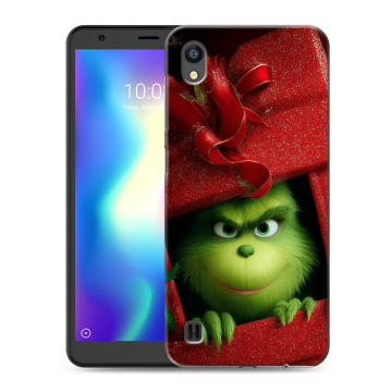 Силиконовый чехол на ZTE Blade A5 (2019) с принтом Новый год Силиконовый чехол на ZTE Blade A5 (2019) с принтом Новый год