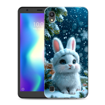Силиконовый чехол на ZTE Blade A5 (2019) с принтом Новый год Силиконовый чехол на ZTE Blade A5 (2019) с принтом Новый год